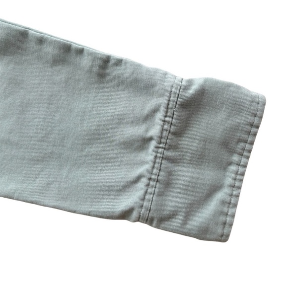 J. Jill Women's Jacket size Small Green Cargo Button Front Ribbed Textured Denim - Picture 5 of 10